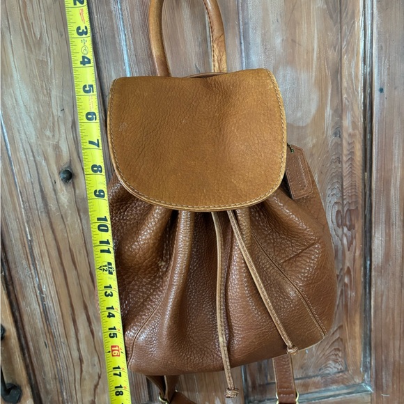 Coach Leather Backpack - Picture 10 of 12